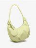 Women's Daily Fashion Solid Color Half Moon Circle Pendant Shoulder Bag -  