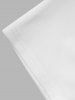 Plain Color V Neck Twisted Asymmetrical Hem Short Sleeve T Shirt -  