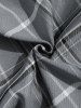 Plaid Pattern Casual Pants -  