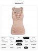 Cowl Neck Draped Ruched Chain Embellishment Casual Tank Top -  