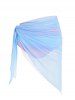 Pastel Color Shell Underwire Bandage Bikini Swimsuit -  