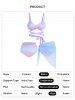 Ensemble de Bikini de Bain Bandage Coquille en Couleur Pastel à Armature - Multi-A XL
