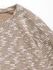 Men's Crew Neck Heather Crochet Jacquard Pullover Sweatshirt -  