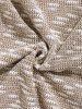 Men's Crew Neck Heather Crochet Jacquard Pullover Sweatshirt -  