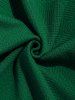 Men's Daily Casual Solid Color Jacquard Design Crew Neck Pullover Sweatshirt -  