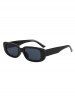 Lunettes de Soleil Monture Carrée - Noir 