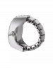 Bague en Crystal Fantaisie Style Vintage - Argent 