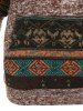 Hooded Raglan Sleeve Tribal Pattern Sweater -  
