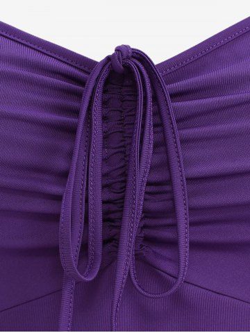 Gothic Plus Size Pentagram Cinched Butterfly Sleeves Handkerchief T-shirt