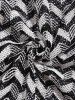Men's Daily Zig Zag Stripes Openwork Design Pointelle Crew Neck Long Sleeve Knitwear -  