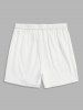 Letter C'EST LA VIE PARIS Graphic Printed Drawstring Shorts -  