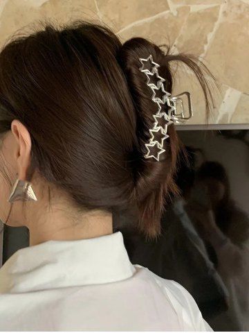 Pince à Cheveux en Forme D'Etoile - SILVER