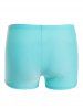 Modest Geometric Lace Hollow Out Cinched Shoulder High Waisted Boyshorts Tankini Swimsuit -  