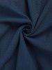 Men's Plain Color Jacquard Weave Textured Drawstring Pants -  