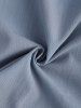 Chemise Homme en Couleur Unie à Demi-Bouton Design avec Poche en Avant à Manches Longues - Bleu clair S