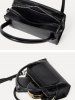 Women's Daily Solid Color Retro Rectangle Boxy Handbag Crossbody Bag -  