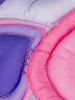 Women's Fashion Y2K Daily Colorblock Heart Motif Macaron Color Padded Quilted Puffer Design Shoulder Tote Bag -  