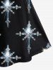 Gothic Glitter Cross Print Crisscross Cami Dress -  