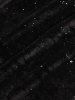 Pantalon Evasé Galaxie à Ourlet en Dentelle de Grande Taille à Paillettes avec Poches - Noir M | US 10