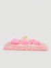 Women's Daily Fashion Fuzzy Pompoms Decor Fluffy Furry Faux Fur Panel Large Capacity Shoulder Tote Bag -  