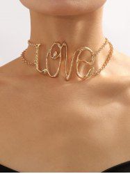 Vintage Love Letter Necklace -  