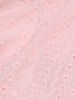 Cardigan Texturé Evidé de Grande Taille à Manches Roulées - Rose clair XL