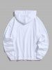 Men's Casual Heart Drippy Smile Face Kangaroo Pocket Cotton Hoodie -  