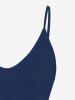 Plus Size Basic Cami Top (Adjustable Shoulder Straps) -  