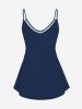 Plus Size Basic Cami Top (Adjustable Shoulder Straps) -  