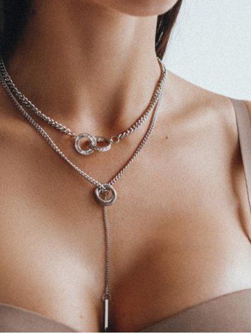 Ring Tassel Pendant Necklace