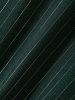 Men's Striped Cotton and Linen Textured Straight Leg Drawstring Casual Pants -  