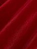 Robe Jointif Festonnée à Coupe Haute avec Boutons de Grande Taille - Rouge 2X | US 18-20