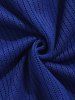 Men's Daily Casual Striped Trim CALIFORNIA Print Drop Shoulder Crew Neck Cricket Jumper Sweater -  