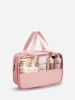 Women's PVC Transparent Clear Makeup Organizer Pouches Travel Toiletry Bag Cosmetic Bag Travel Wash Bag -  