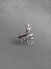 Bague en Forme de Serpent Style Vintage - Argent 