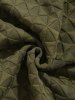 Men's Daily Solid Color Jacquard Textured Zip Up Stand Collar Long Sleeve Baseball Bomber Jacket -  