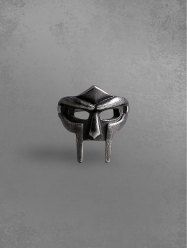 Bague en Forme D'Extraterrestre Style Vintage - Noir 