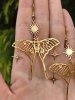 Bohemian Butterfly Star Hollow Out Drop Earrings -  