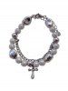 Cross Reflective Pearls Bracelet -  
