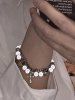 Cross Reflective Pearls Bracelet -  
