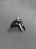 Bague en Forme D'Extraterrestre Style Vintage - Noir 