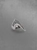 Bague en Forme D'Charmant Rond Style Vintage - Argent 