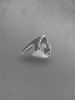 Bague en Forme D'Charmant Rond Style Vintage - Argent 