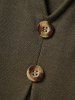 Plain Color Drawstring Mock Button Long Sleeve Casual Hoodie -  