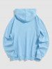 Men's California LOS ANGELES Printed Kangaroo Pocket Pullover Hoodie -  