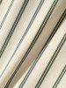 Men's Casual Vertical Stripes Button Up Stand Collar Long Sleeves Shirt -  
