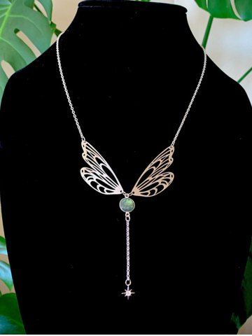 Butterfly Wings Shaped Pendant Necklace