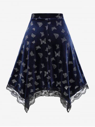 Velvet hotsell skirt floral