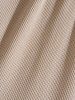 Chemise Cargo Décontractée en Couleur Unie Boutonnée avec Double Poches à Rabat à Manches Longues - café lumière XL