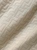 Men's Solid Color Geometric Textured Jacquard Flap Pockets Design Button Front Jacket -  